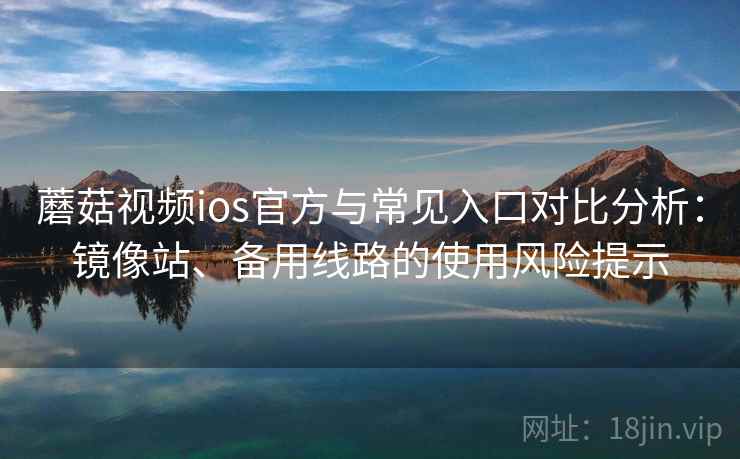 蘑菇视频ios官方与常见入口对比分析：镜像站、备用线路的使用风险提示