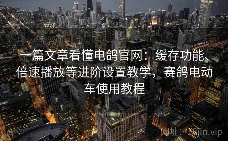 一篇文章看懂电鸽官网:缓存功能、倍速播放等进阶设置教学,赛鸽电动车使用教程 一篇文章看懂电鸽官网:缓存功能、倍速播放等进阶设置教学,赛鸽电动车使用教程