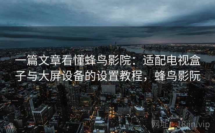 一篇文章看懂蜂鸟影院:适配电视盒子与大屏设备的设置教程,蜂鸟影阮 一篇文章看懂蜂鸟影院:适配电视盒子与大屏设备的设置教程,蜂鸟影阮