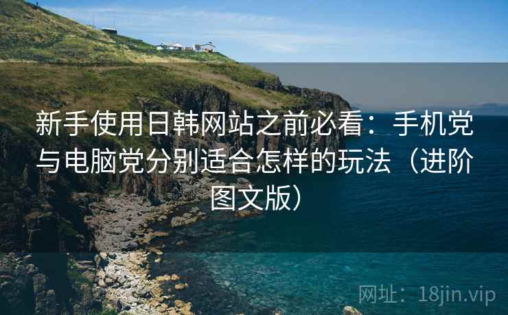 新手使用日韩网站之前必看：手机党与电脑党分别适合怎样的玩法（进阶图文版）