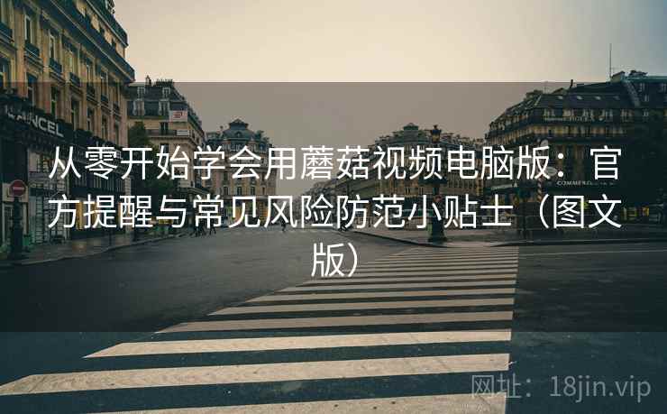 从零开始学会用蘑菇视频电脑版：官方提醒与常见风险防范小贴士（图文版）