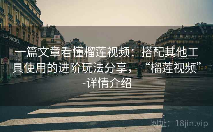 一篇文章看懂榴莲视频:搭配其他工具使用的进阶玩法分享,“榴莲视频”-详情介绍 一篇文章看懂榴莲视频:搭配其他工具使用的进阶玩法分享,“榴莲视频”-详情介绍
